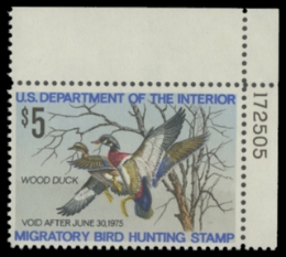 Scan of RW41 1974 Duck Stamp 
