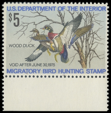 Scan of RW41 1974 Duck Stamp 