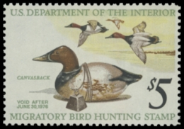 Scan of RW42 1975 Duck Stamp 