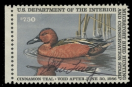 Scan of RW52 1985 Duck Stamp 