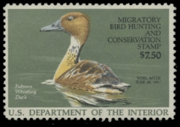 Scan of RW53 1986 Duck Stamp 
