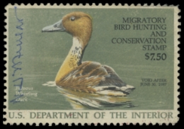 Scan of RW53 1986 Duck Stamp 