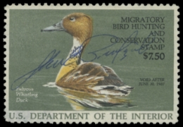 Scan of RW53 1986 Duck Stamp 