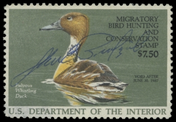 Scan of RW53 1986 Duck Stamp 