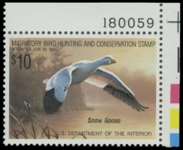 Scan of RW55 1988 Duck Stamp 