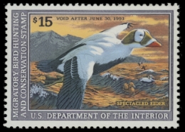 Scan of RW59 1992 Duck Stamp 