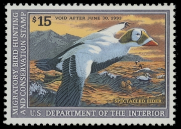 Scan of RW59 1992 Duck Stamp 