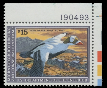 Scan of RW59 1992 Duck Stamp 