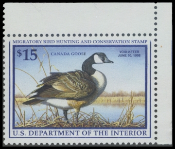 Scan of RW64 1997 Duck Stamp 