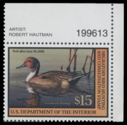 Scan of RW 68 Duck Stamp MNH