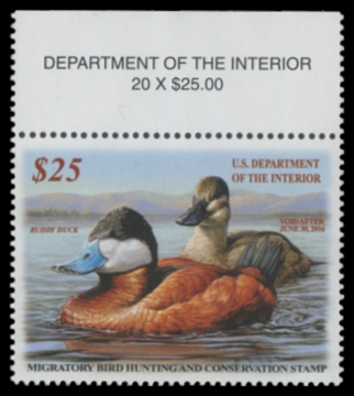 Scan of RW82 2015 Duck Stamp 