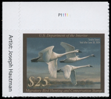 Scan of RW90 2023 Duck Stamp 