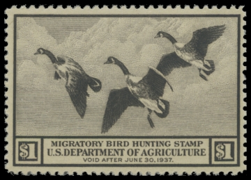 Picture of RW3 1936 Duck Stamp