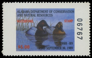 Picture of 1988 Alabama Duck Stamp