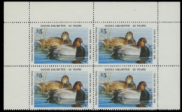 Picture of 1987 Delaware Duck Stamps Block of 4