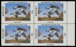 Picture of 1988 New Hampshire Duck Stamps. Block of 4