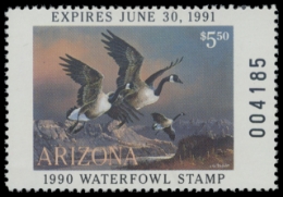 Picture of 1990 Arizona Duck Stamp