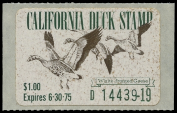 Picture of 1974 California Duck Stamp