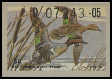 Picture of 1983 California Duck Stamp