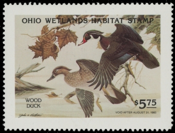 Picture of 1982 Ohio Duck Stamp - First of State
