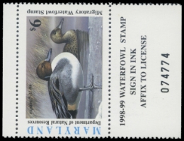 Picture of 1998 Maryland Duck Stamp