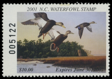 Picture of 2001 North Carolina Duck Stamp