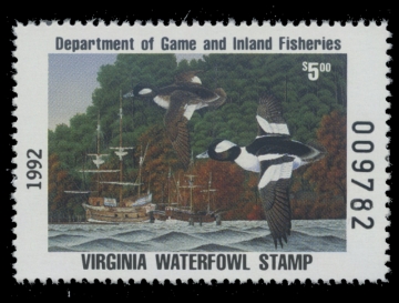 Picture of 1992 Virginia Duck Stamp