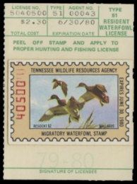 Picture of 1979 Tennessee Duck Stamp - First of State