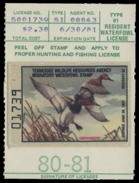 Picture of 1981 Tennessee Duck Stamp