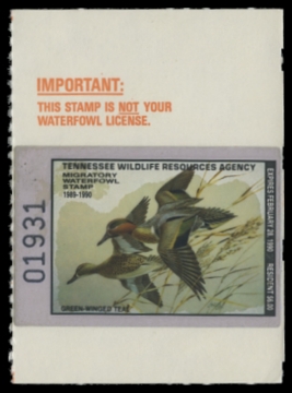 Picture of 1989 Tennessee Duck Stamp