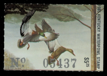 Picture of 1985 Kentucky Duck Stamp - First of State