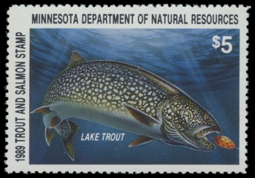 Picture of 1989 Minnesota Trout & Salmon Stamp