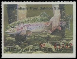 Picture of 1989 Indiana Trout Stamp