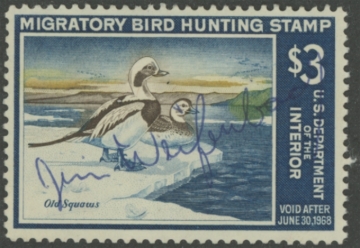 Picture of RW34 1967 Duck Stamp  Used F-VF