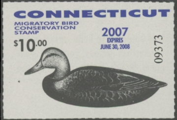 Picture of 2007 Connecticut Duck Stamp MNH VF