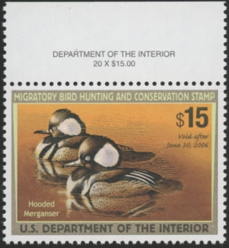 Picture of RW72 2005 Duck Stamp  MNH VF-XF