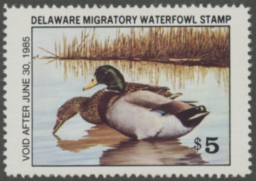 Picture of 1984 Delaware Duck Stamp MNH VF