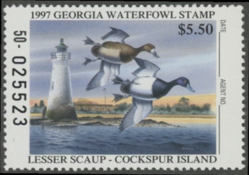 Picture of 1997 Georgia Duck Stamp MNH VF