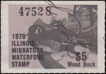 Picture of 1976 Illinois Duck Stamp Used F-VF