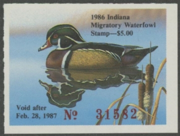 Picture of 1986 Indiana Duck Stamp MNH VF