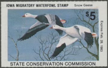 Picture of 1982 Iowa Duck Stamp MNH VF