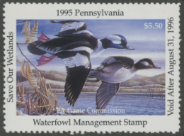 Picture of 1995 Pennsylvania Duck Stamp MNH VF