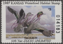 Picture of 1987 Kansas Duck Stamp SBA MNH VF
