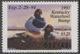 Picture of 1993 Kentucky Duck Stamp MNH VF
