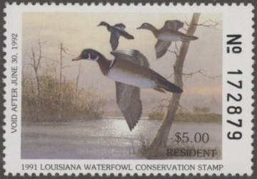 Picture of 1991 Louisiana Duck Stamp MNH VF