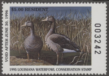 Picture of 1995 Louisiana Duck Stamp MNH VF
