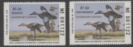 Picture of 1989 Louisiana Duck Stamp - Governor's Edition MNH VF