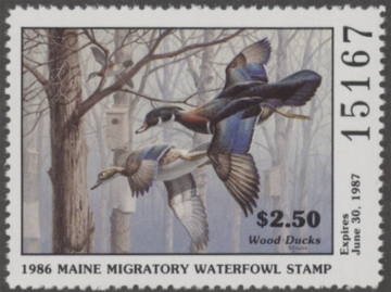 Picture of 1986 Maine Duck Stamp MNH VF