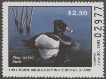 Picture of 1991 Maine Duck Stamp MNH VF