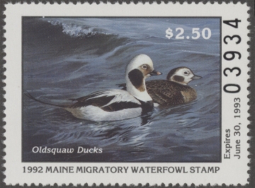 Picture of 1992 Maine Duck Stamp MNH VF